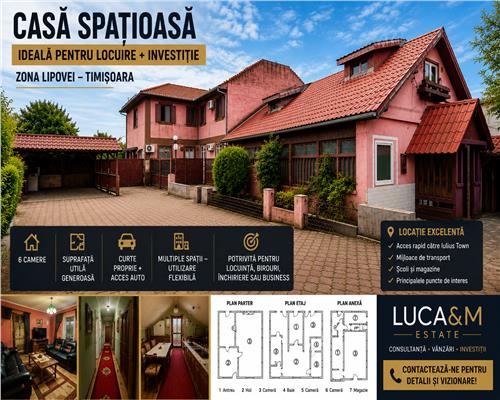 Vila langa Iulius Town 722 mp teren oportunitate investitie.